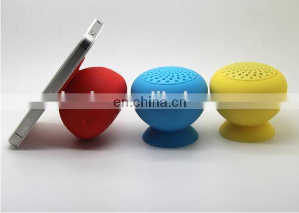 Silicon Mushroom Portable Mini Speaker, Bathroom Portable Bluetooth Speaker