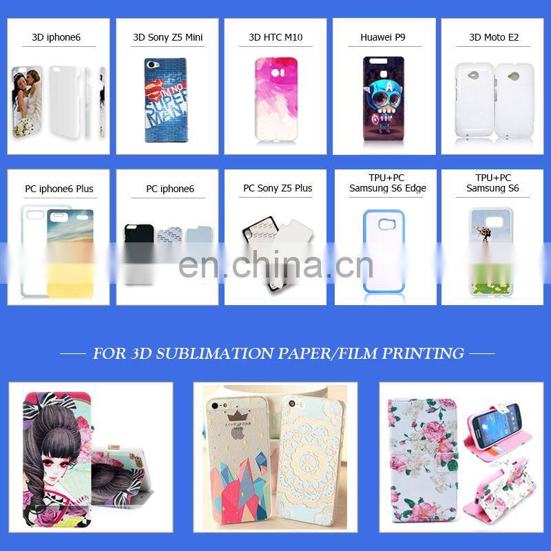 PU Leather Clamshell wallet card slot Sublimation blank leather Phone case for iPhone 7