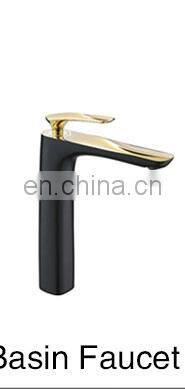 Commercial wall mounted vanity mixer tap black washing basin faucet