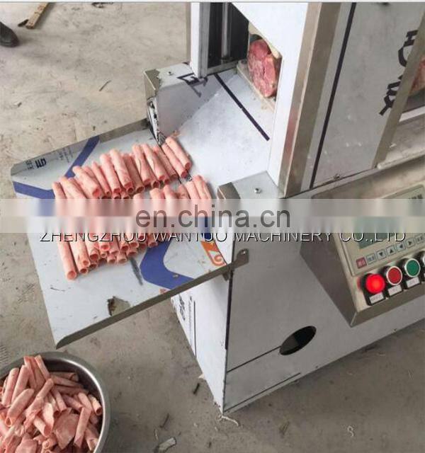 Frozen Beef Roll Slices Cutting Machine for sale