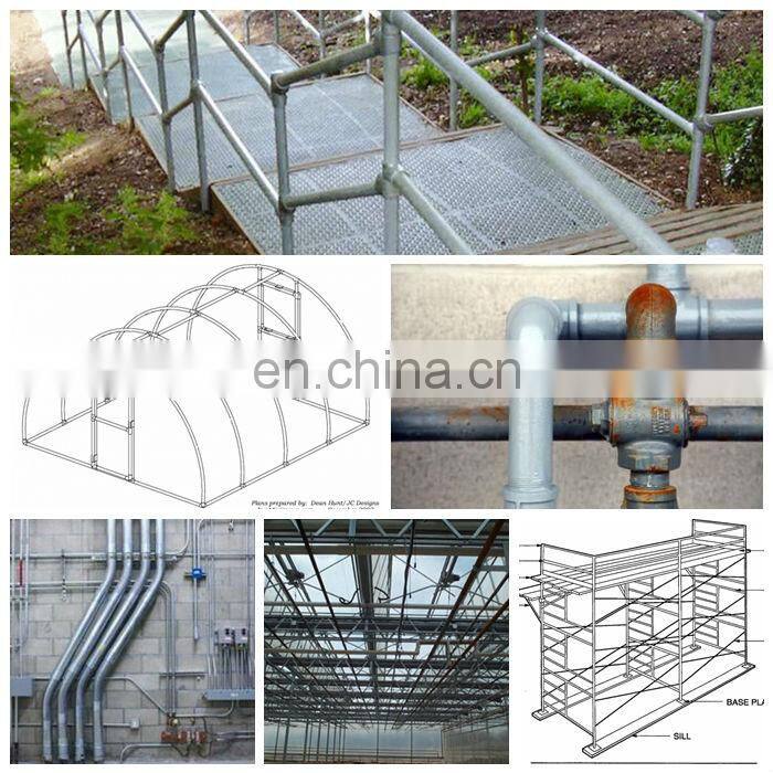 BS1387 Hot Dipped Galvanized Pipe, Galvanized Welded Steel Pipe