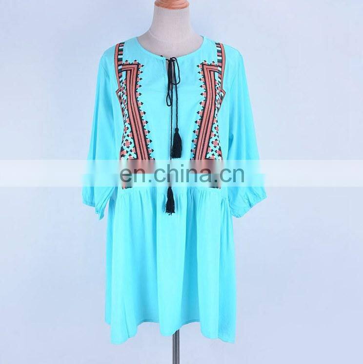 Plus Size Tunic Women Summer Beach Dress Swimwear Cover Up Sexy Cotton Embroidery Bikini Coverup Swim Skirt pareo plage sarongs