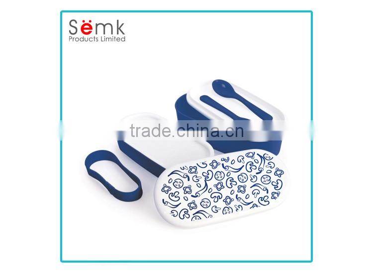 Portable lunch box mini custom lunch box multi-layer pp lunch box