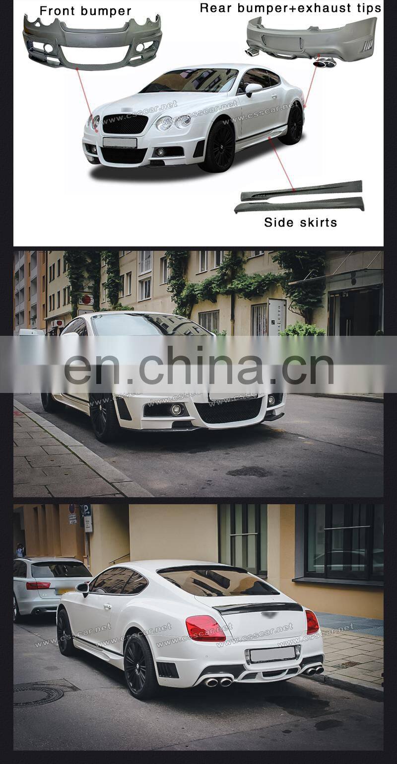 Suitable For 2008-2011 Bentley GT WD Style Fog Lights Exhaust Tips Side Skirts Rear Front Bumper Spoiler Body Kits