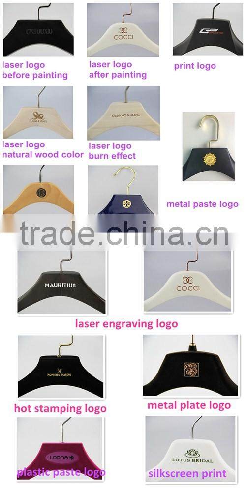 YY0096 shiny rose gold wire metal lingerie hanger underwear hanger