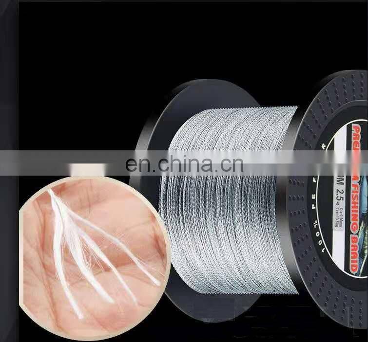 1000m dymanee multicolor PE fishing line 4 strands