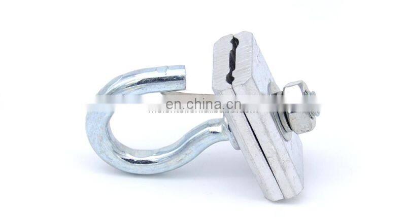 MT-1701 Factory Price DACROMET Fiber Optic Cable Hook Fiber Optic Wire Span Clamp