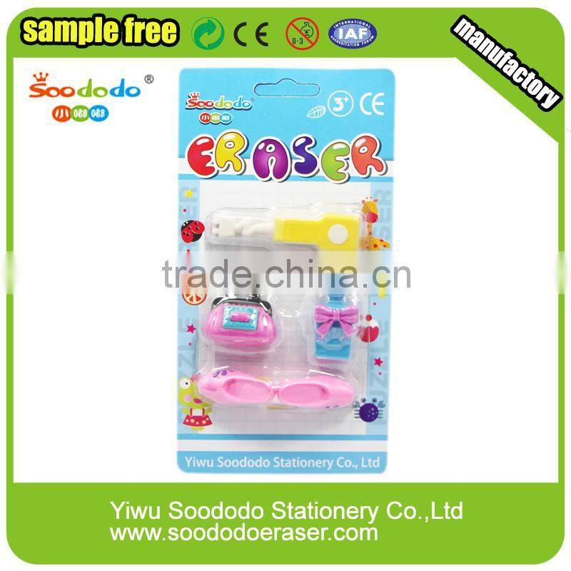 3D Cute Mushroom Erasers