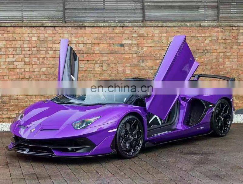 Runde For Lamborghini Aventador LP700 LP720 Upgrade LP750 SVJ Style Body Kit Front Bumper Rear Bumper Hood Side Skirt Spoiler