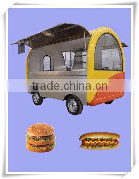 Mobile Food Cart With Wheels