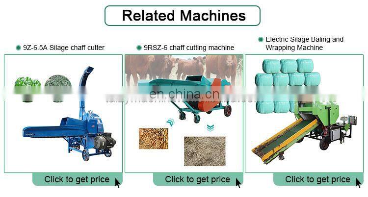 mini grass silage forage baler machine bale press packing machine