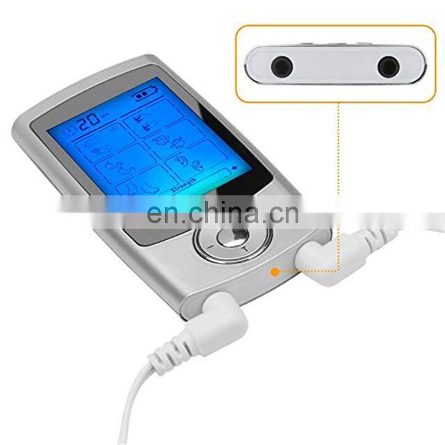 Dual Channel TENS EMS Unit 24 Modes Muscle Stimulator for Pain Relief Therapy, Electronic Pulse Massager Muscle Massager