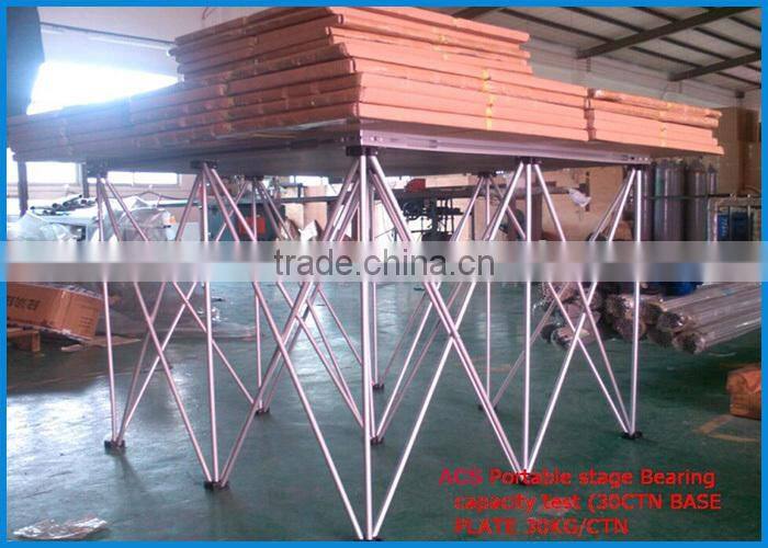 ACS Mobile Folding Stage, Aluminum Stage Platform, Modular Stage for sale