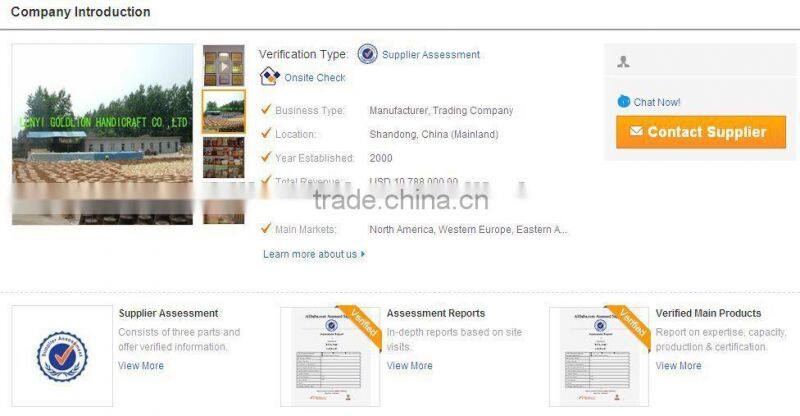 set of 3 hand made and durable trapezidal shaped home storage buckets with handle and flower patterns