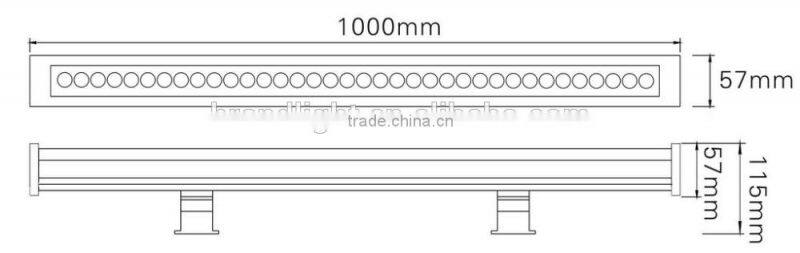 DMX512 High Brightness RGB LED Wall Washer Light 30W IP65, CE RoHS