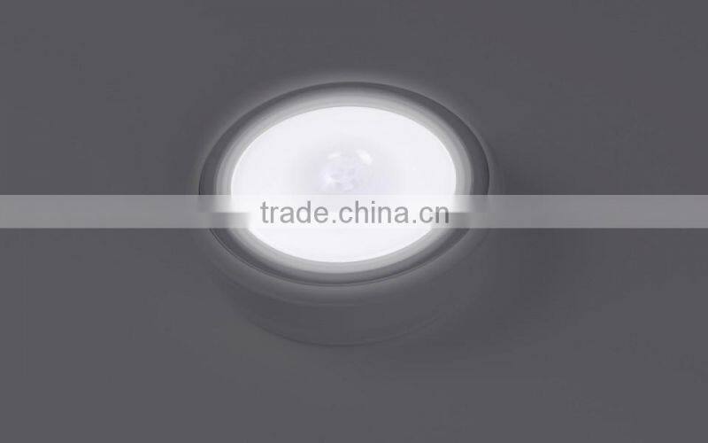 Human sensing induction light for orridor aisle storage room