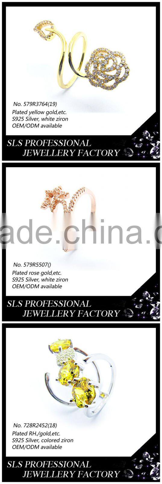 Jewelry mood rings with ruby stones long ring for girls fashion finger rings silver 925