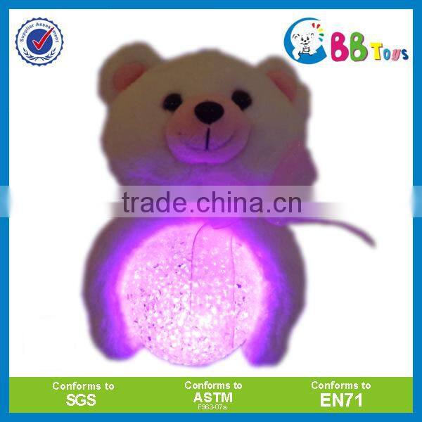Stuffed plush teddy bear/LED teddy bear