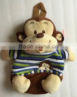 Monkey Plush Backpack/stuffed monkey backpacks/Wholesale Plush Monkey Backpack