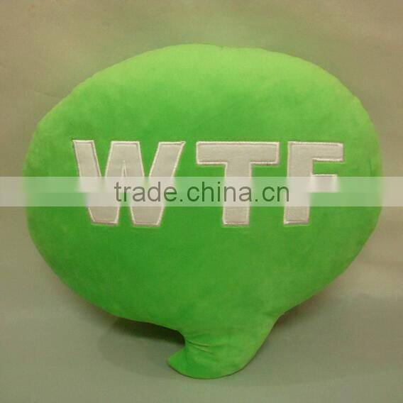 Free Sample For New design BFF WTF LOL OMG Plush Character Pillows Emoji Pillow