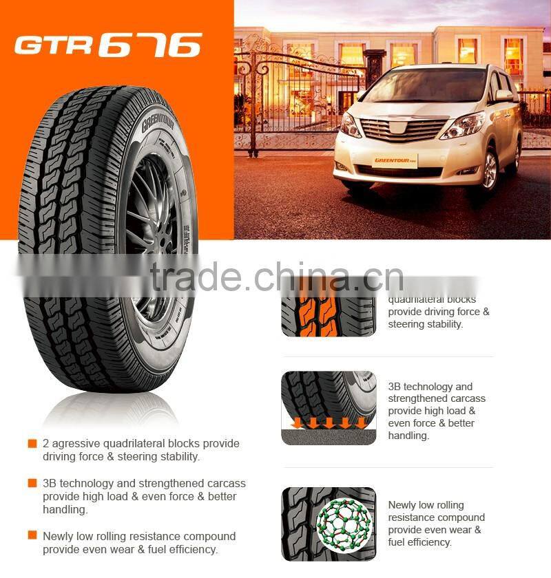 GTR676 195/R14 tyres China tubeless car tire with best price