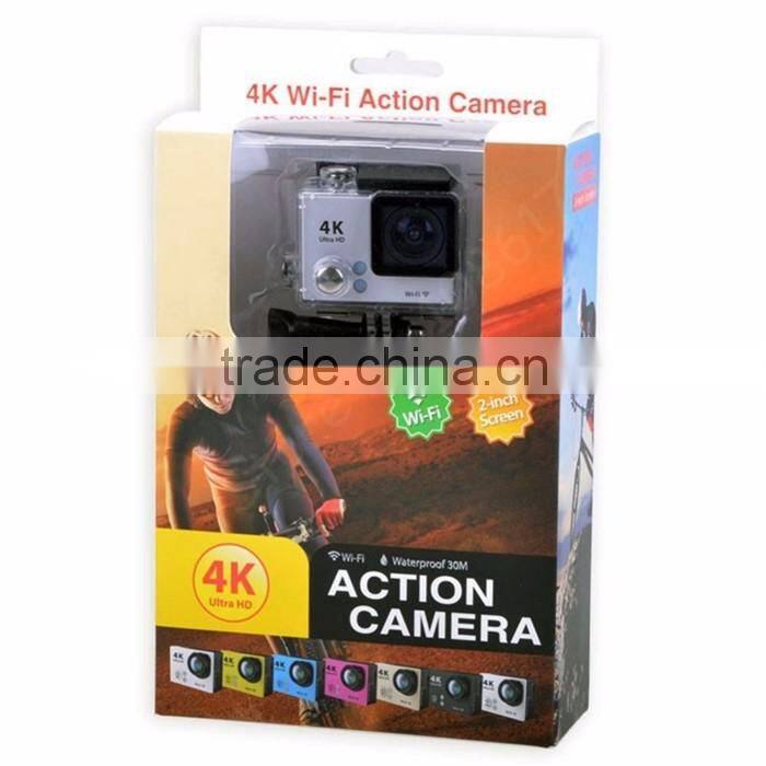 winait Ultra 4k wifi action camera waterproof Sunplus SPCA6350 with 170 degree 6G A+ HD Ultra-Wide Fish-eye Len sports camera