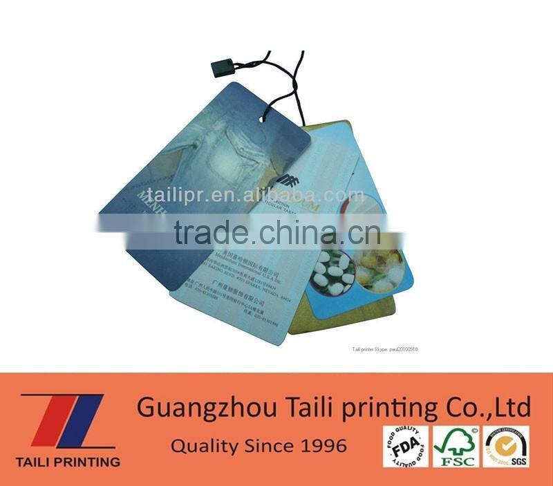 Wholesale custom printed paper reusable tags