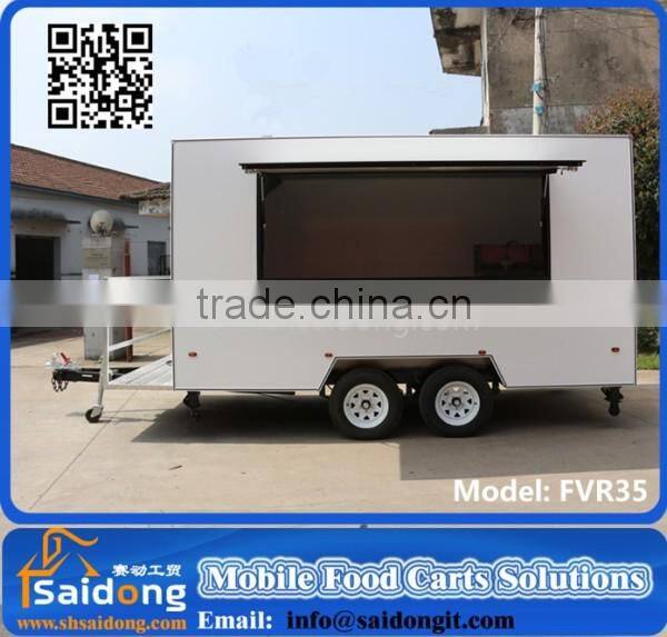 Best quality food beverages mobile food trailer mobile food cart catering truck customized design