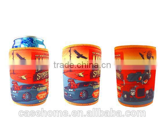 Professional OEM heat transfer printing neoprene cup bag