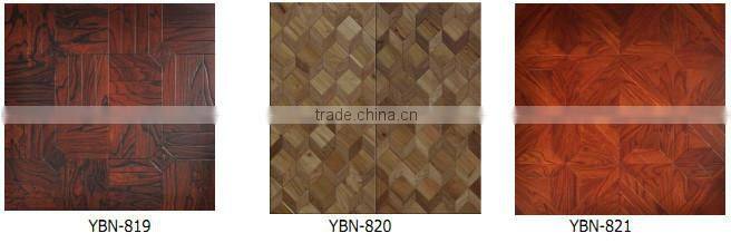 elm wood flooring in art parquet design