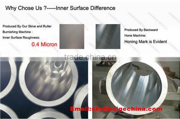 cnc deep hole skiving roller burnishing machine for cylinders