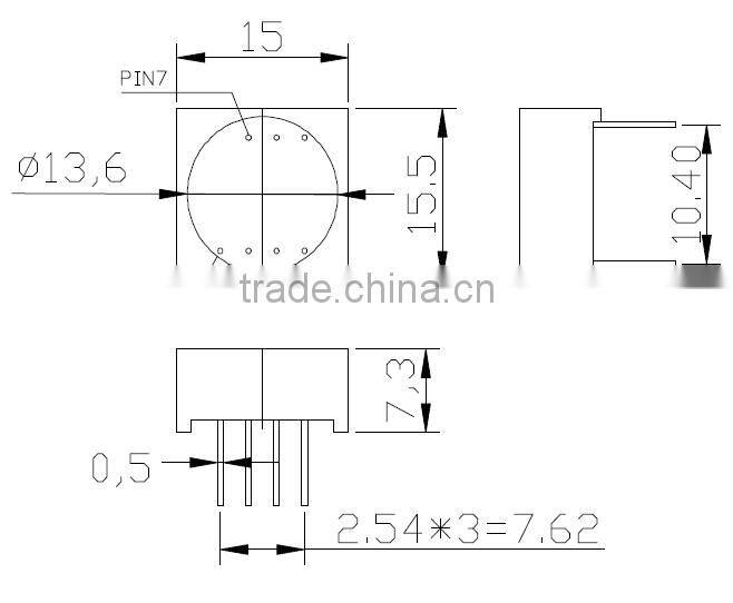 NEWSHINE FND 10 Segment LED Bar Graph Array with Red Blue Green Colors
