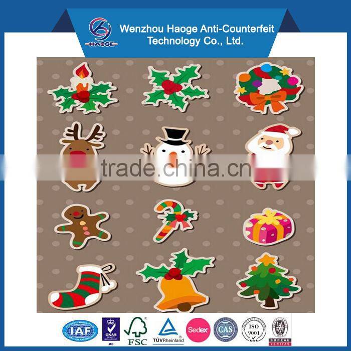 Beautiful christmas sticker christmas decoration window sticker, christmas sticker