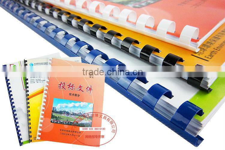 Plastic comb ring binder machine