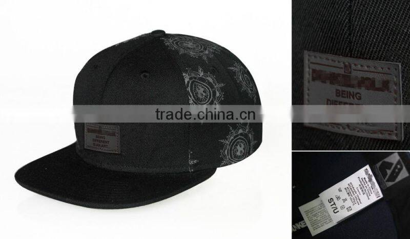 Customized snapback hat,Embroidered checked snapback hat.,Sports caps