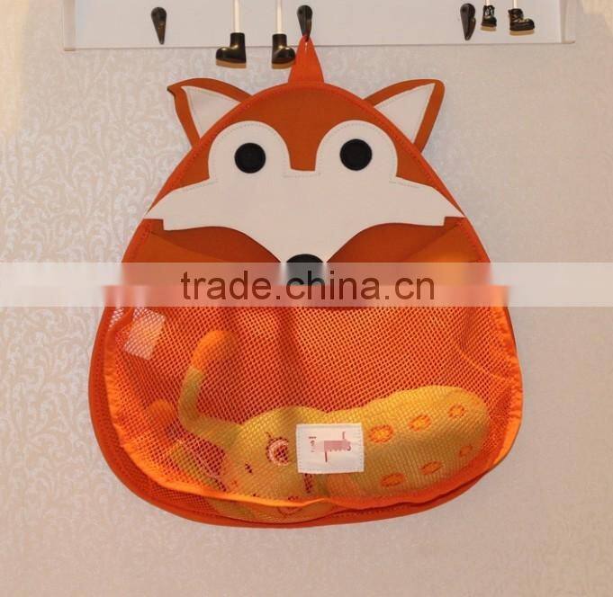 Baby Bath Toy Organizer - Bath Toy Holder for Tub with 1 Strong Suction Cups and Large Bath Toy Storage Bag