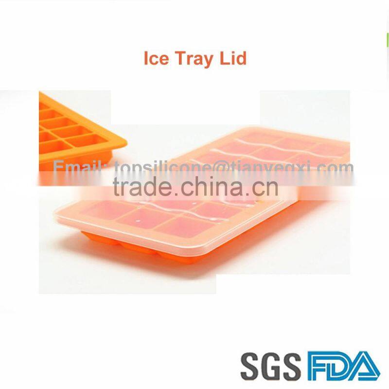 21# Food grade silicone ice cube tray square ice cube maker