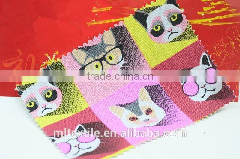 100% Cotton Printed Canvas Fabric For Children's Shoes Bags, Digital Print