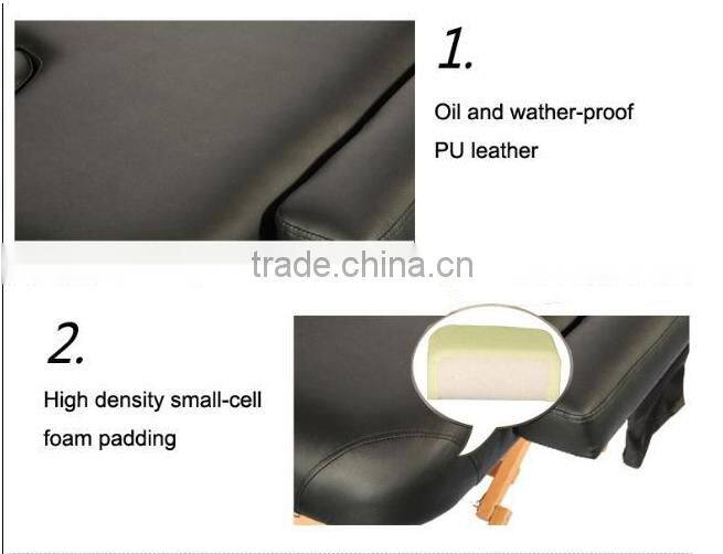 Better 2016 wood massage table 2 section,health care products