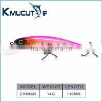 Manufacturer wholesale CHMN38 minnow lures for flathead minnow lures for flathead