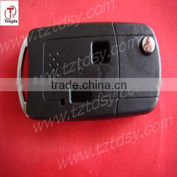 Tongda flip remote key shell 2 button for Toyota