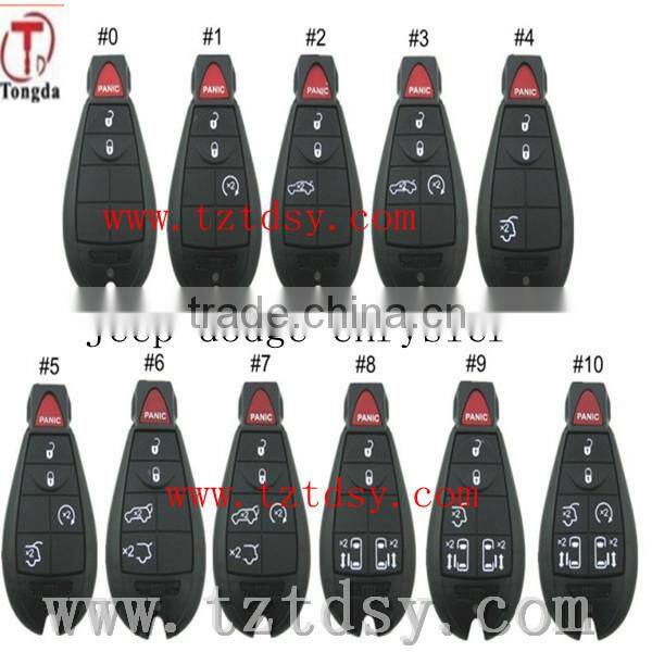 TD high quality smart remote key 433 mhz for chrysler