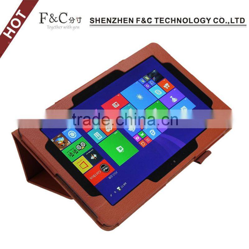 Premium pu leather cover case for ASUS Transformer Book T100 Chi,10.1 inch tablet case for ASUS T100 with stand