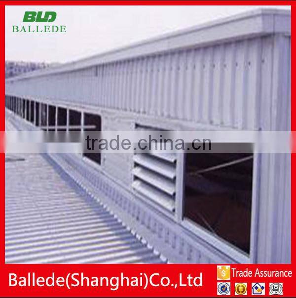 Architectural aluminum canopy louver
