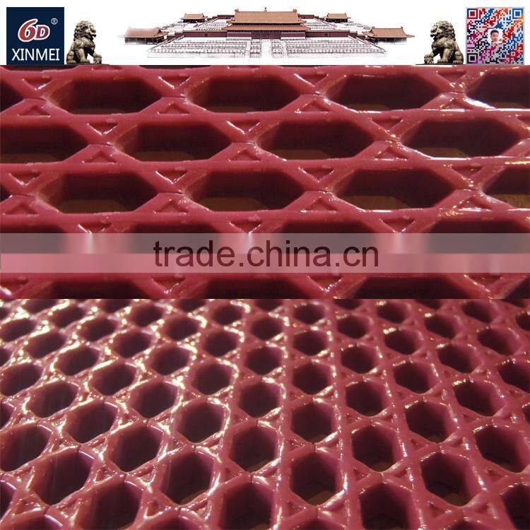 best selling printed pvc floor mat soft carpet burgundy floor mat