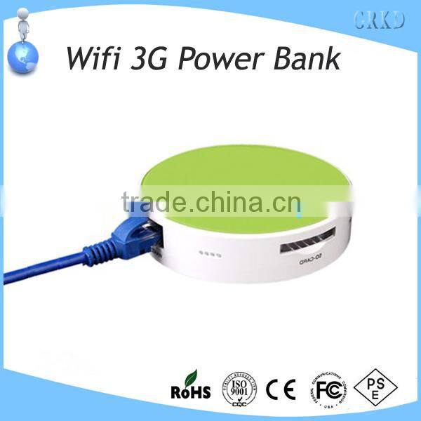High Capacity Mobile Charger wifi 3G power bank