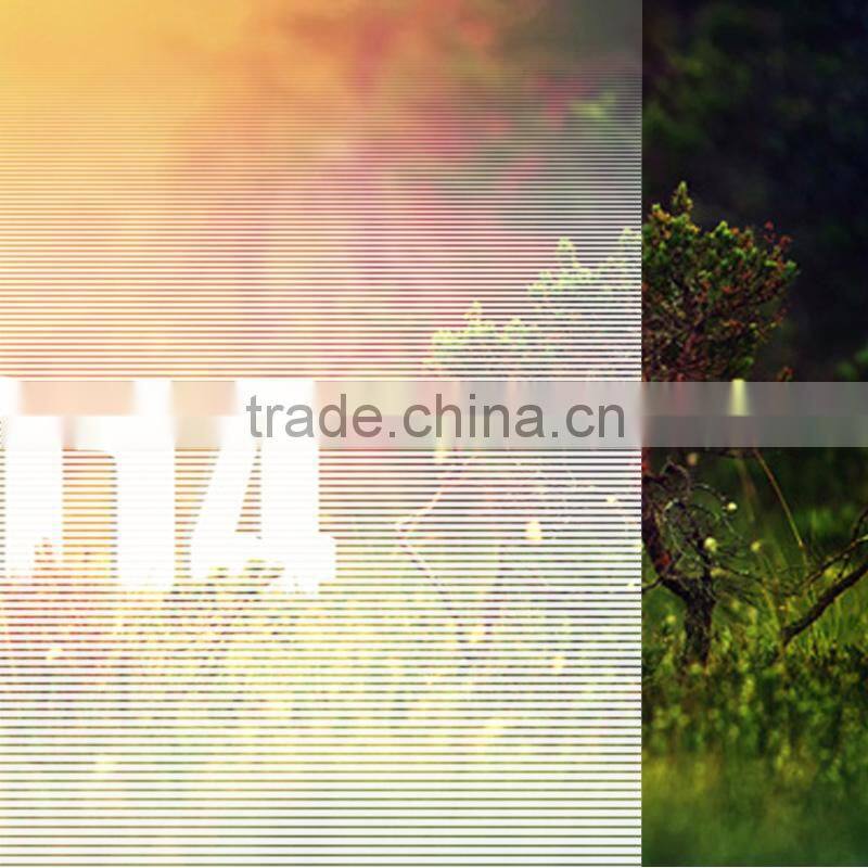 SWITCHABLE Gradation White Stripe PET Foil Similar to 3M Window Film