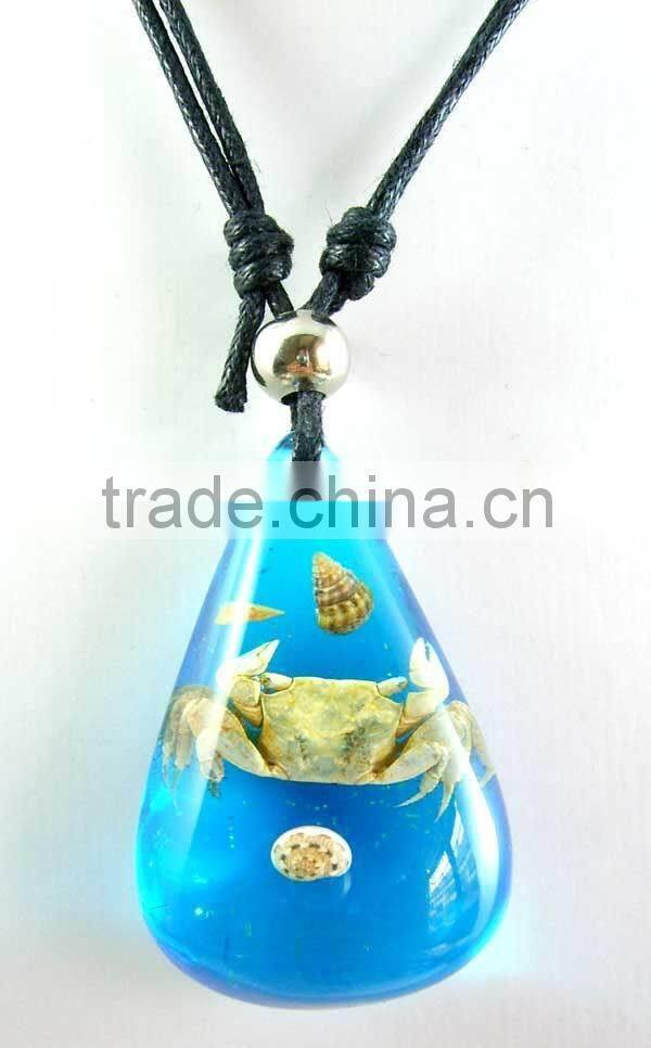 2015 Fashion Heart of Ocean Lucky Amber Necklace