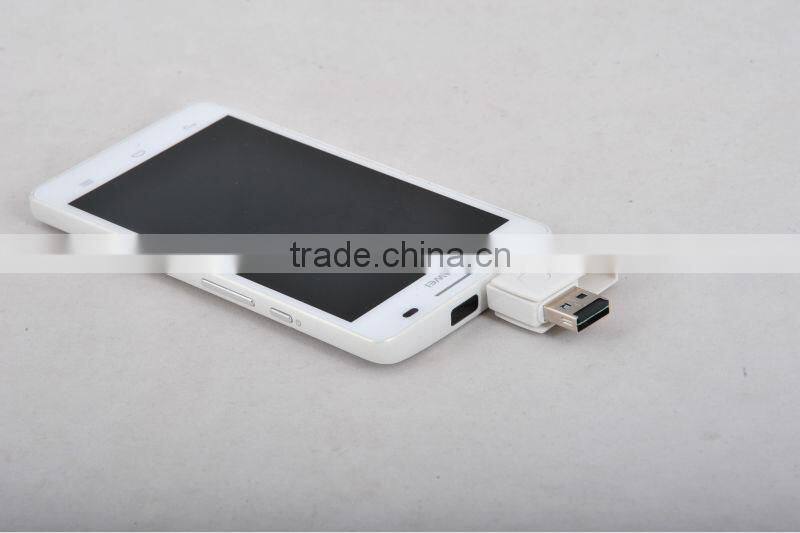 OTG TF/SD card reader Smartphone/ Computer 2 in 1 USB reader USB A to Micro USB