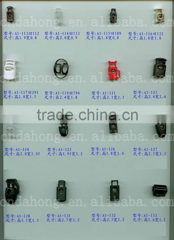 Black Round Cord Lock, Cord Stopper